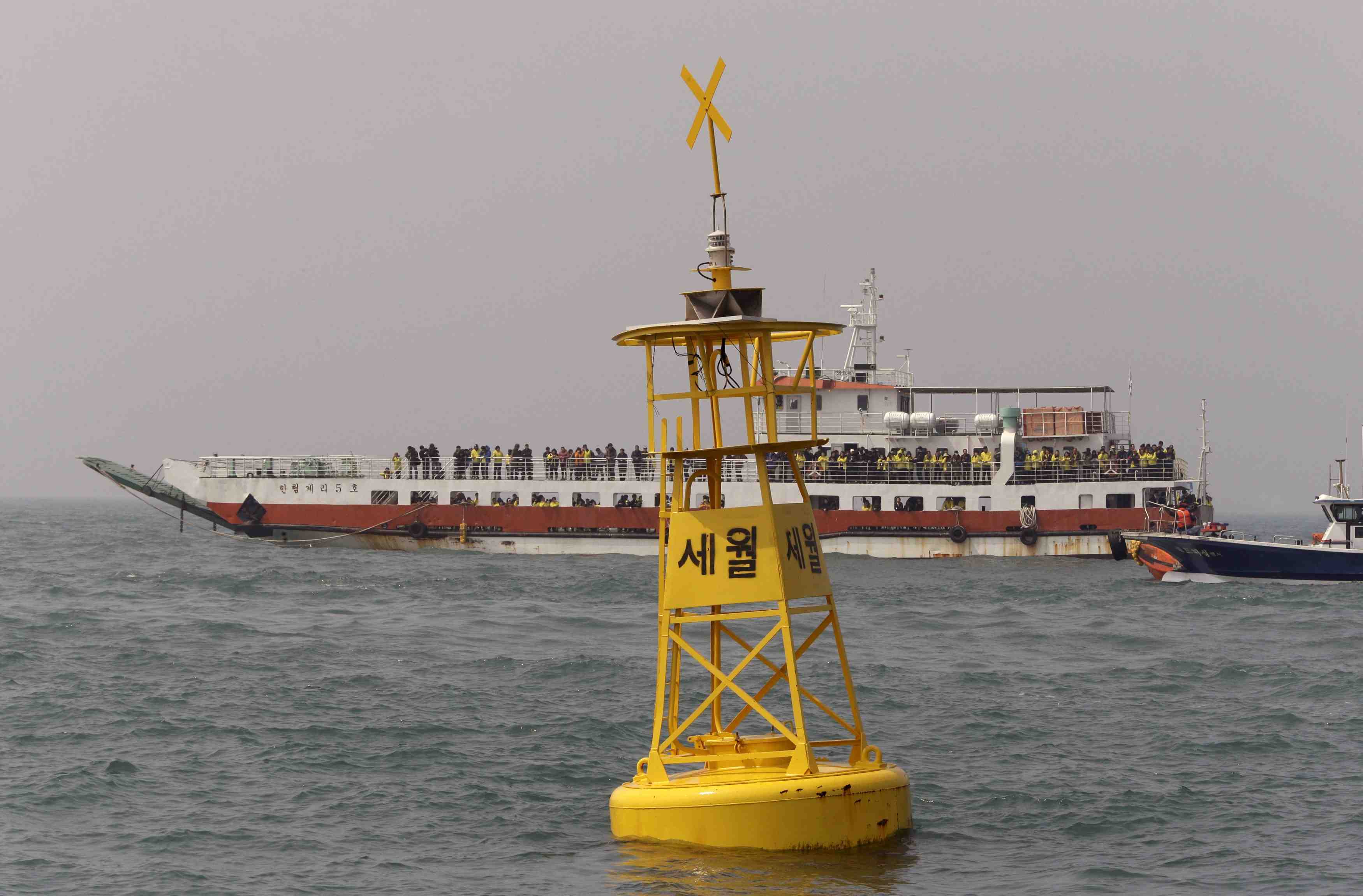 L'epave du ferry sud-coreen sewol va etre renflouee