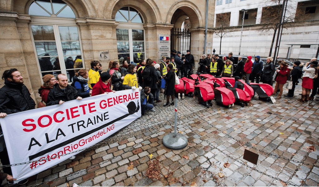 Société Générale Rio Grande Amis de la Terre Climat Bercy