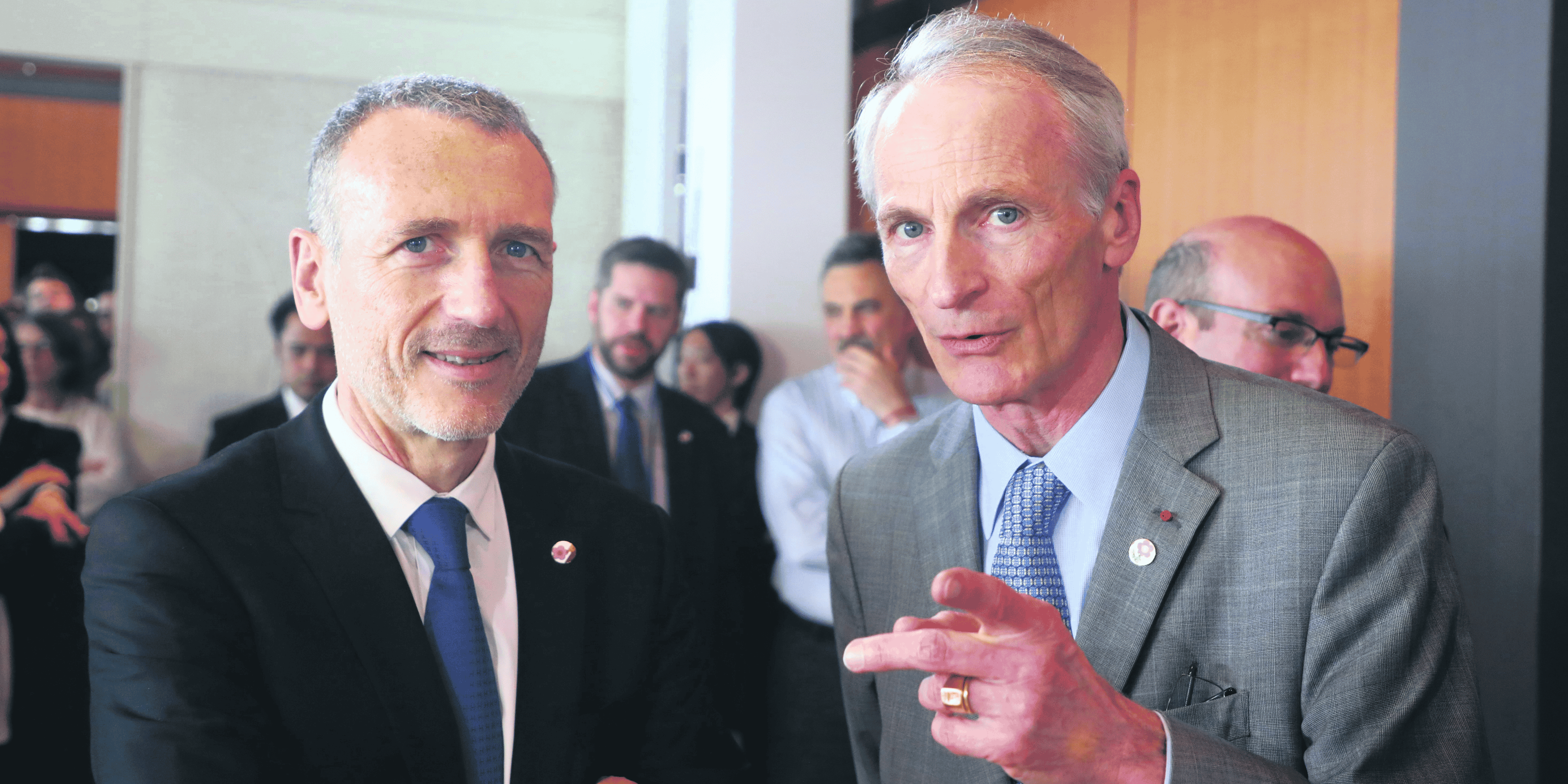 Jean-Dominique Senard et Emmanuel Faber