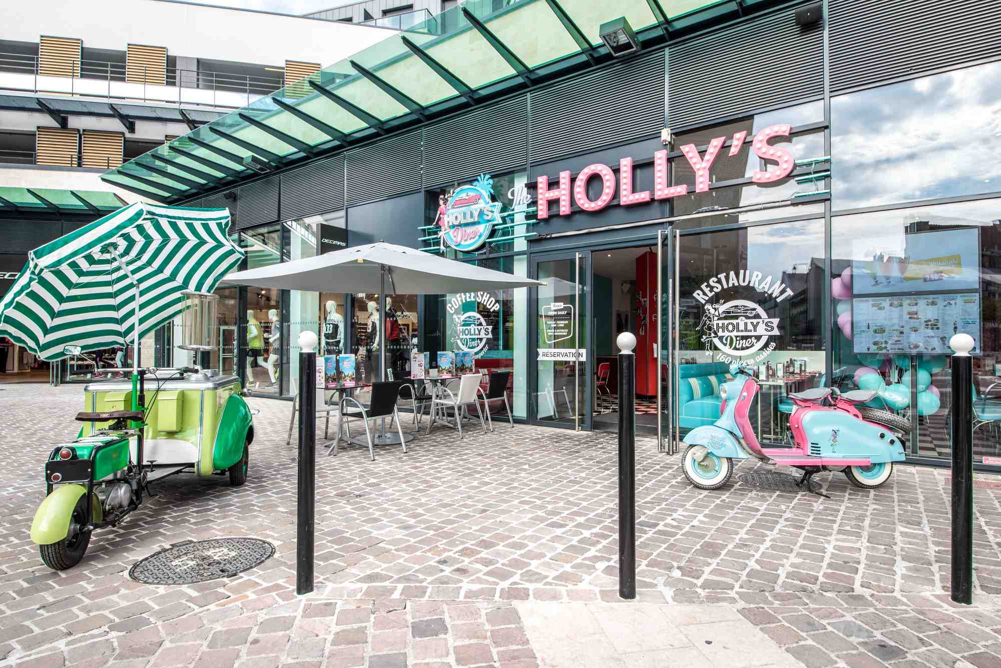 L’enseigne Holly’s Diner, ici le restaurant de Bourges dans le Cher, figure parmi les 110 adhérents du réseau orléanais de restaurants Baresto qui a fait de la RSE la clé de voûte du développement de ce secteur d’activité.