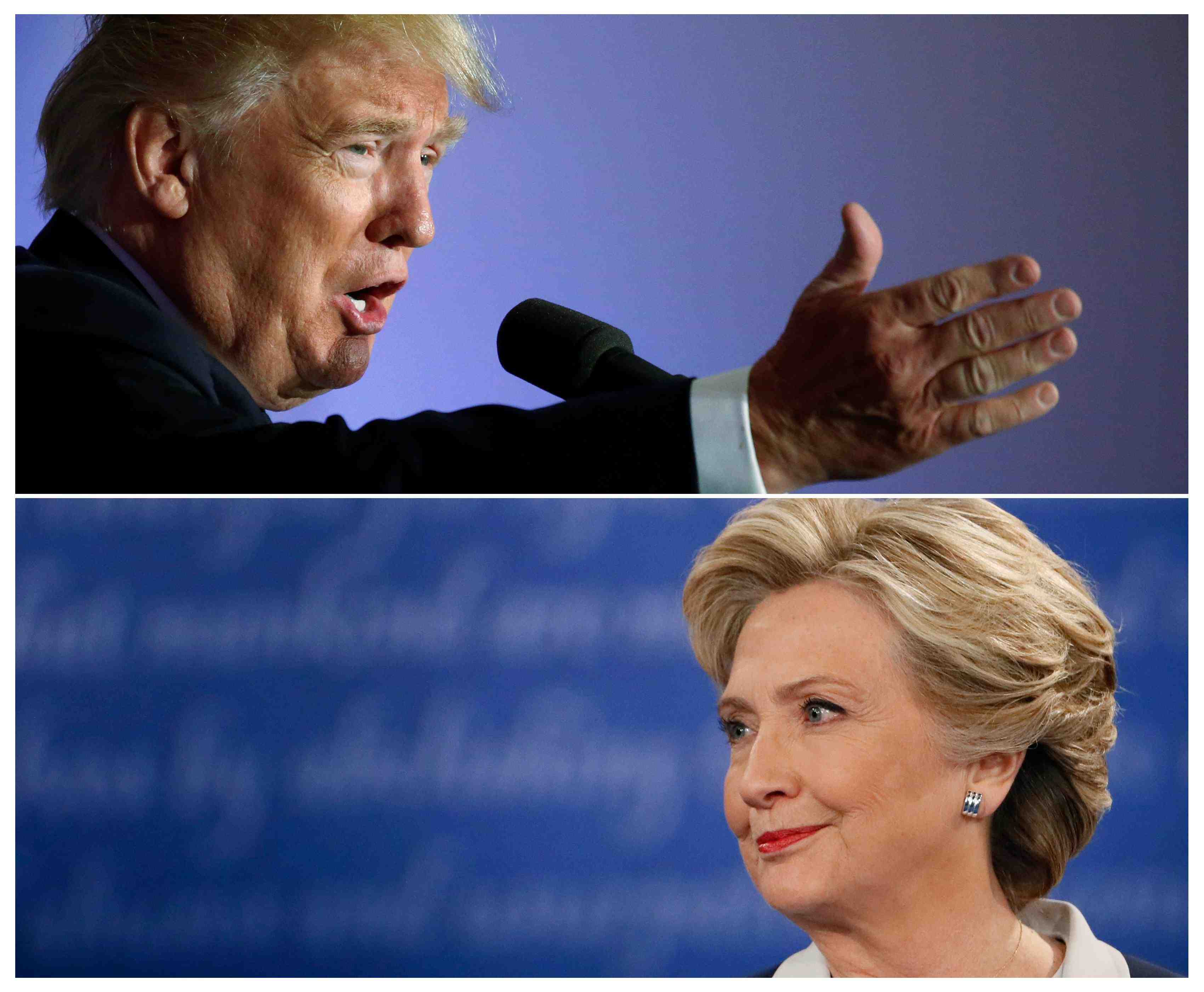 Clinton et trump s'opposent sur les chiffres de l'emploi