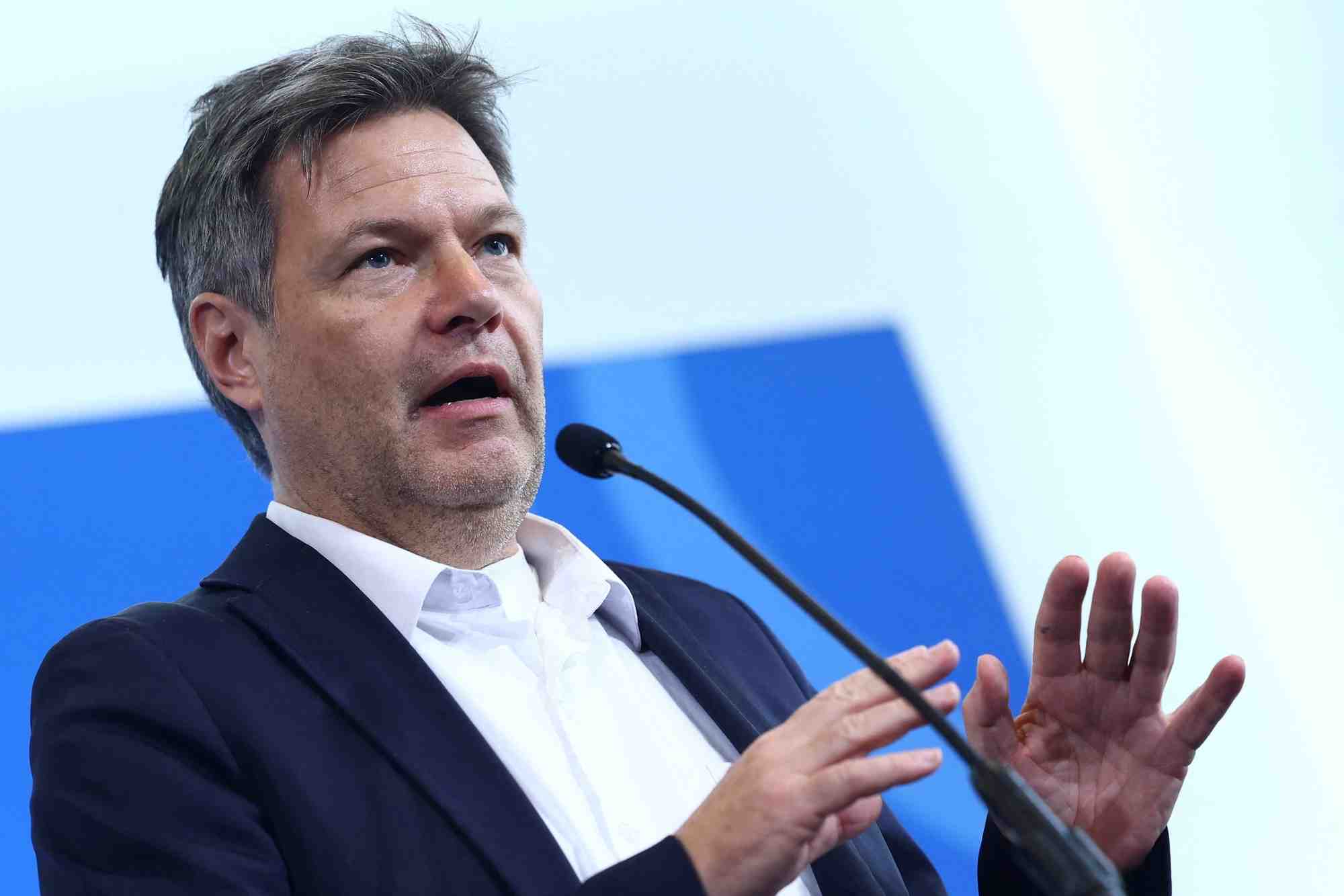 Photo du ministre allemand de l'economie robert habeck