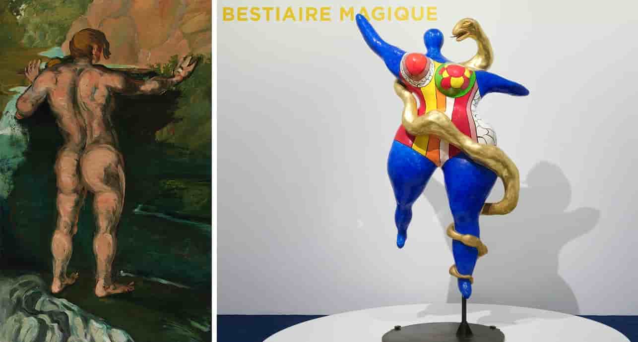 À Aix, le grand Paul Cézanne rencontre l'immense Niki de Saint Phalle.