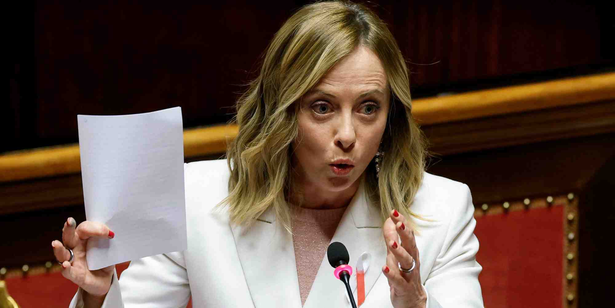 La Première ministre italienne, Giorgia Meloni.