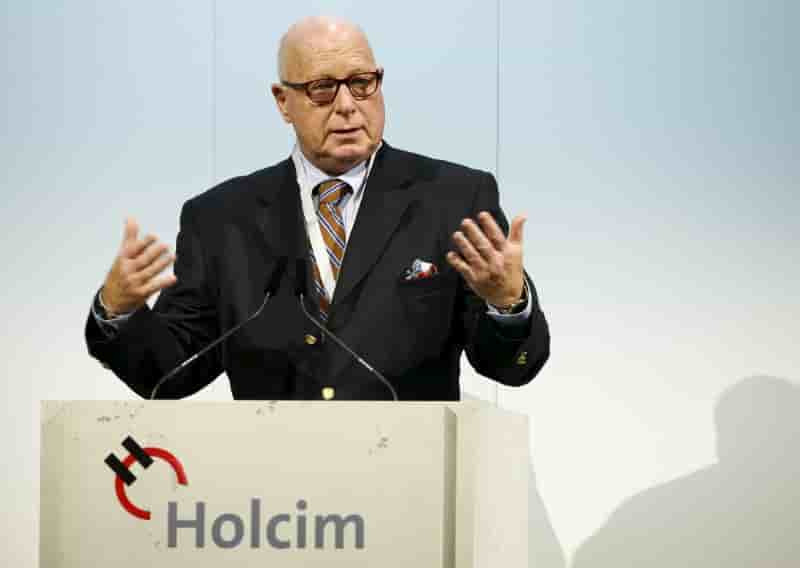 Schmidheiny quitte le conseil d'administration de lafargeholcim