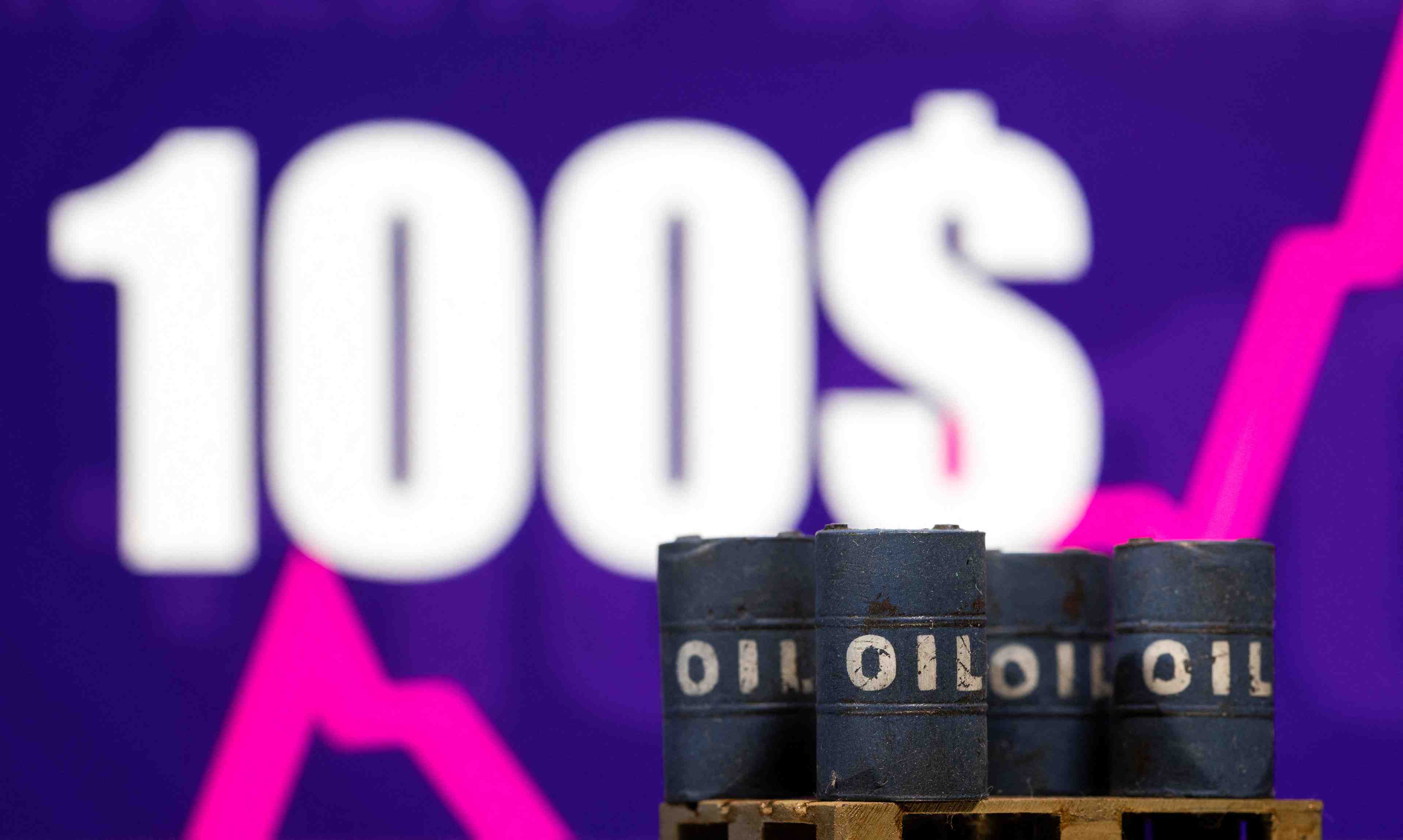 Le baril de brent a plus de 100 dollars apres l'attaque russe en ukraine