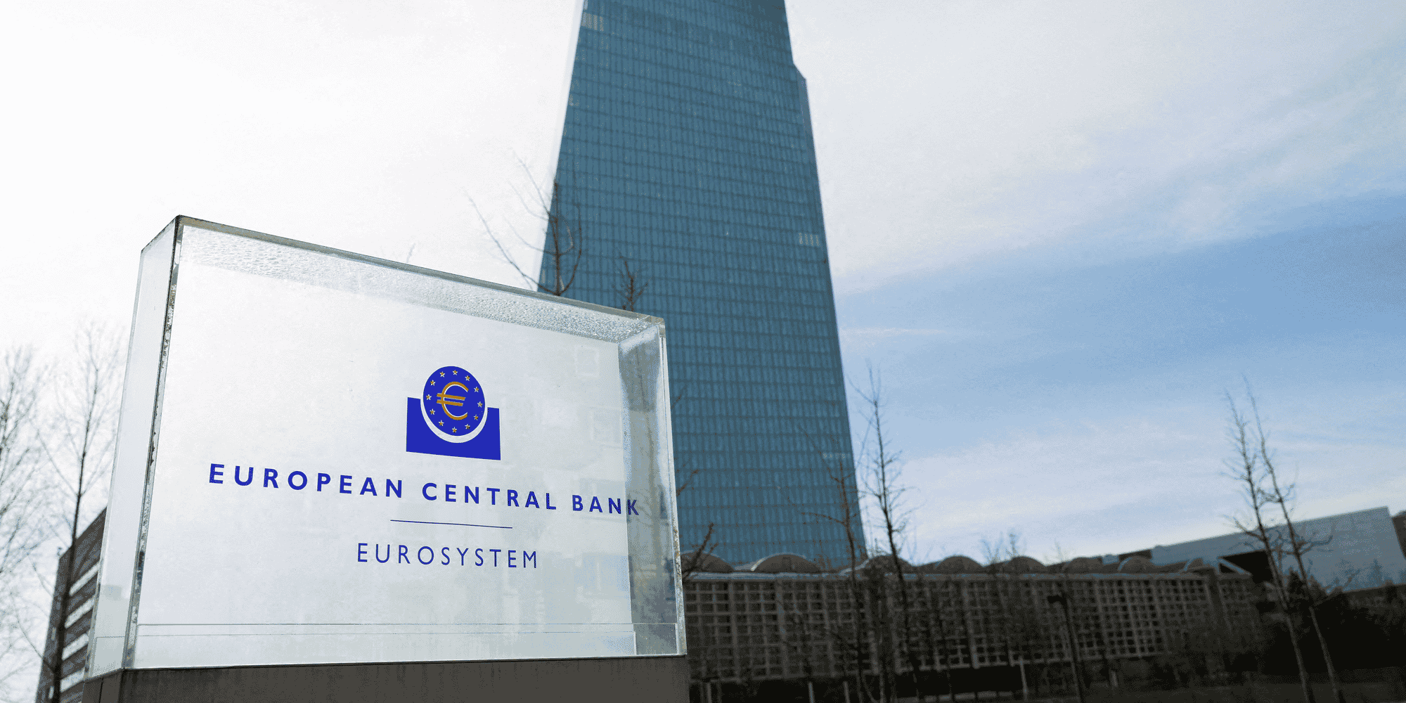 Le siege de la banque centrale europeenne (bce) a francfort