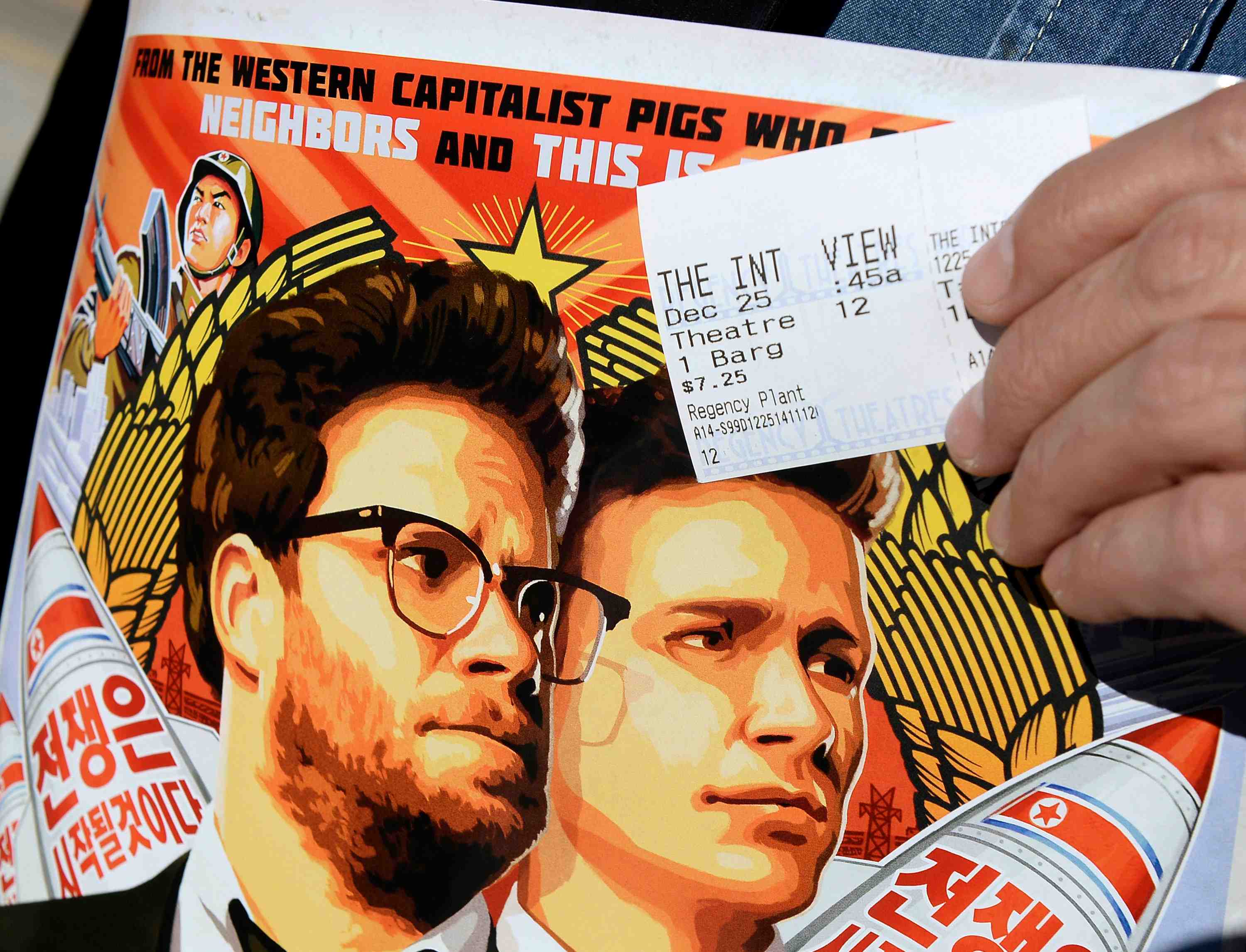 "the interview" projete aux etats-unis