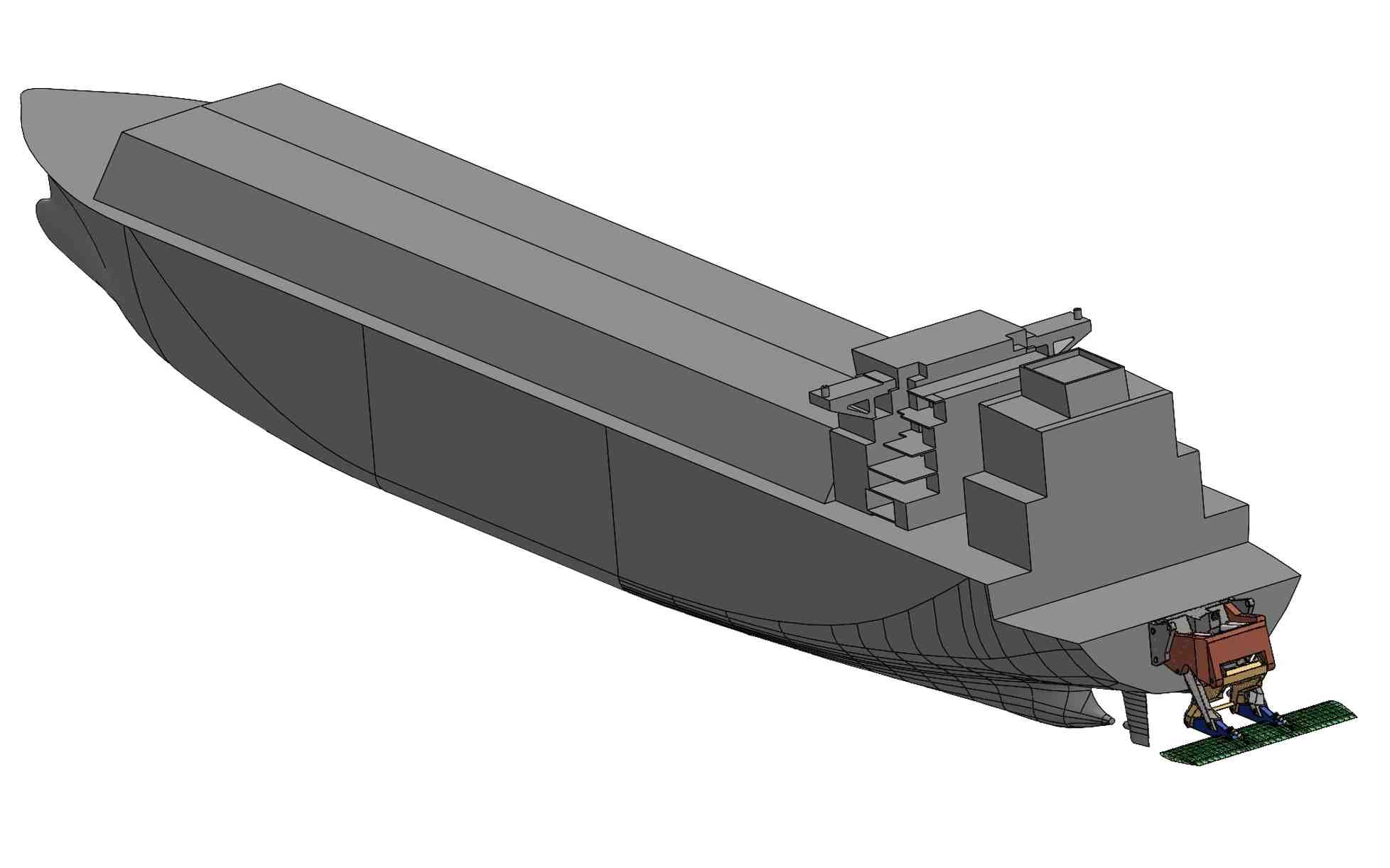 Blue fins / hydrofoil