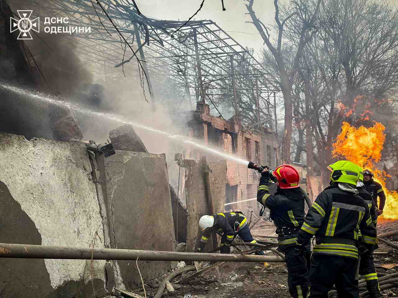Attaque russe a odessa