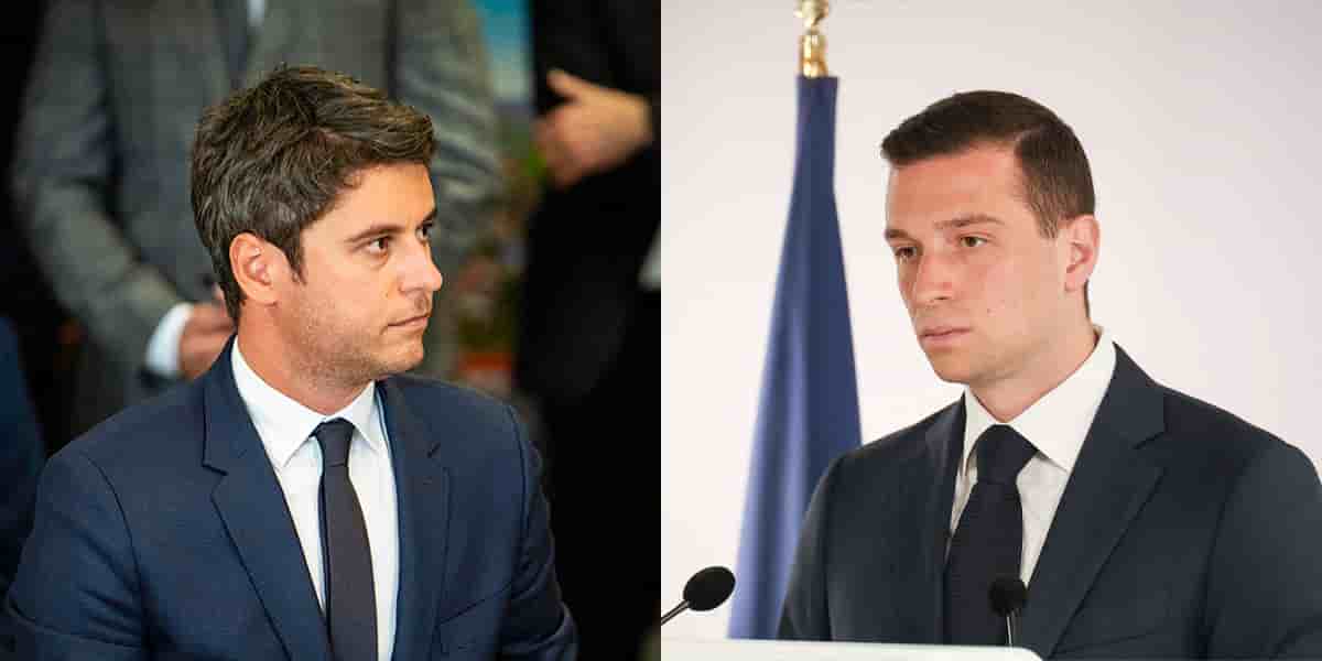 Gabriel Attal et Jordan Bardella