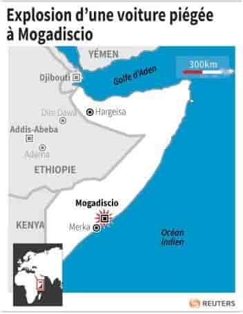 Explosion d’une voiture piegee a mogadiscio