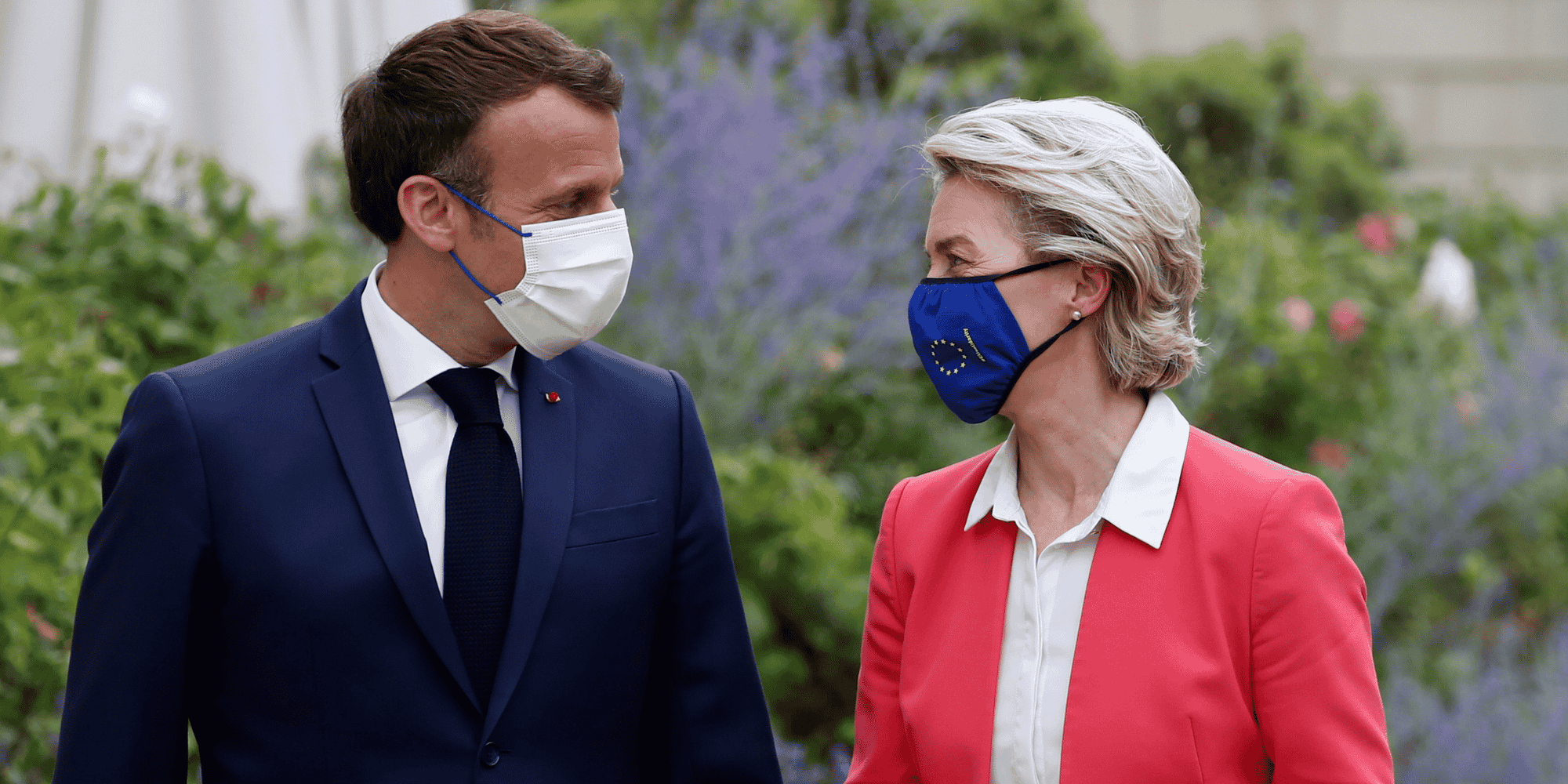 President Macron et von der Leyen