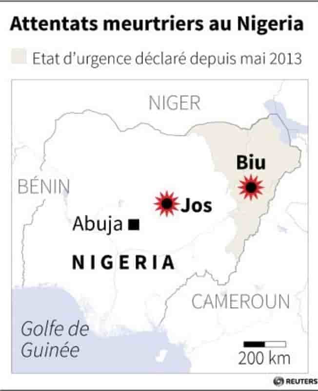 Attentats meurtriers au nigeria