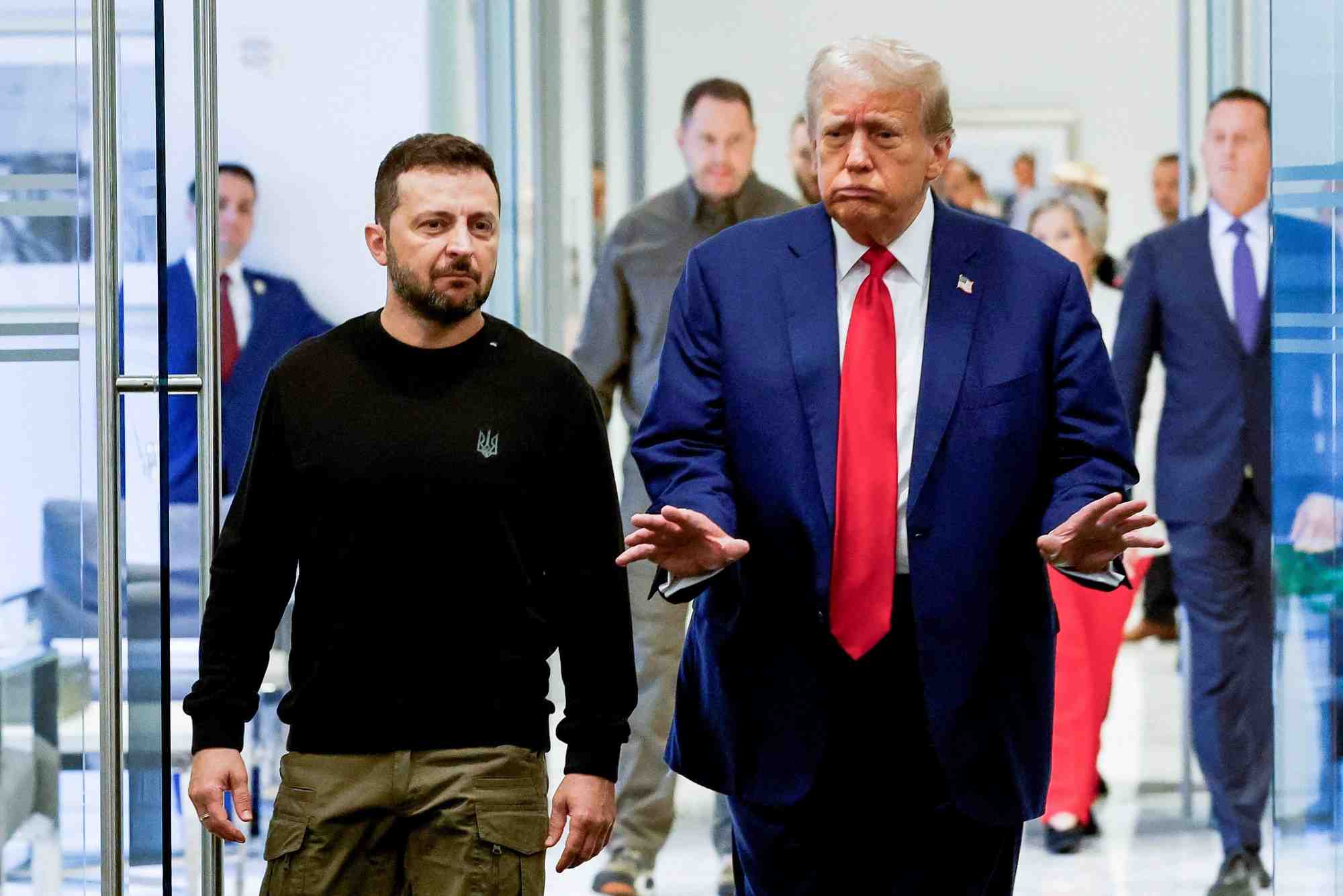 Volodymyr Zelensky (ici en septembre à New York) pourrait se rendre vendredi à Washington pour rencontrer Donald Trump et finaliser un accord-cadre sur l’exploitation de minerais ukrainiens.