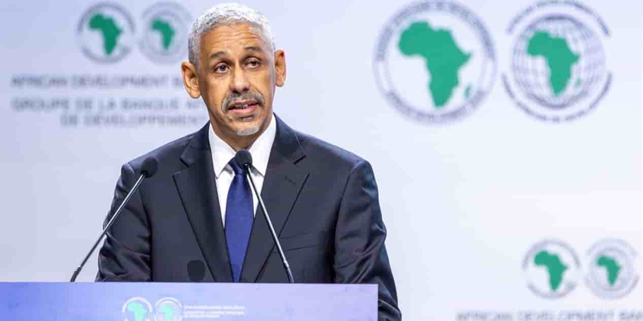 Sidi Ould Tah, président du Groupe de la Banque africaine de développement (BAD), le 1er septembre 2025 à Abidjan de la cérémonie de prestation de serment.