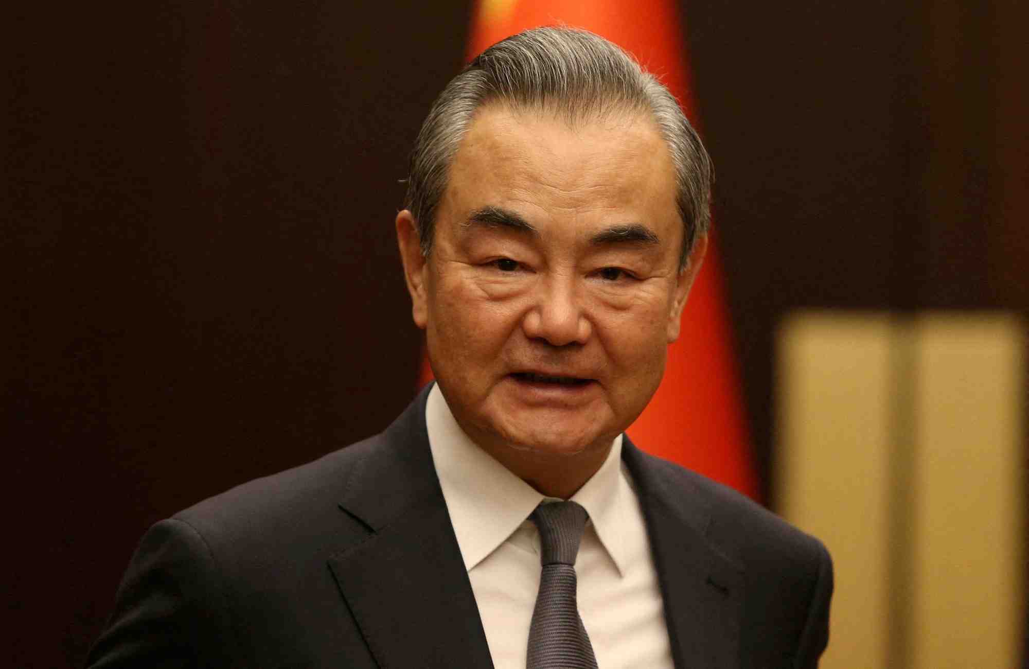 Photo d'archives du ministre chinois des affaires etrangeres wang yi a ankara, en turquie