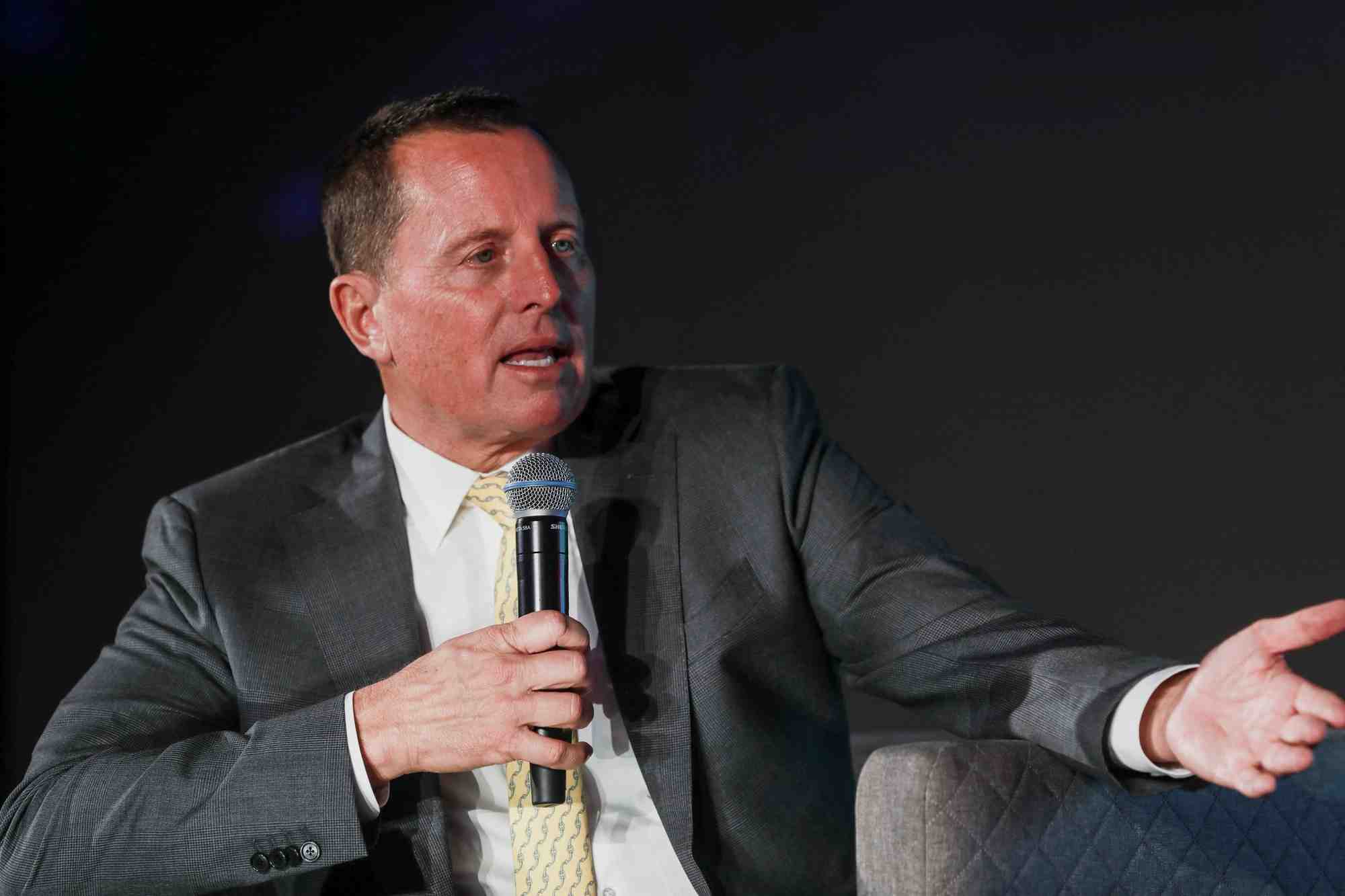 Richard grenell, ancien ambassadeur des etats-unis en allemagne, s'exprime lors de la conference d'action politique conservatrice (cpac) a mexico