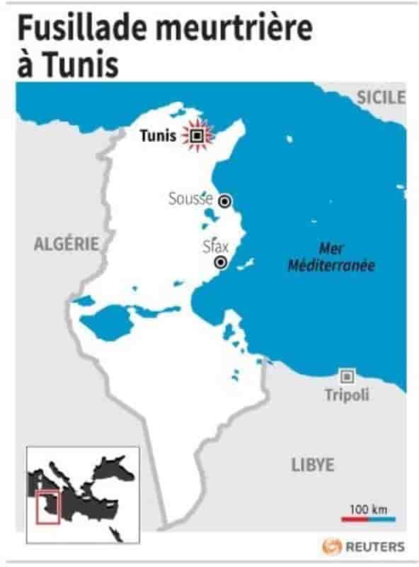 Fusillade meurtriere a tunis
