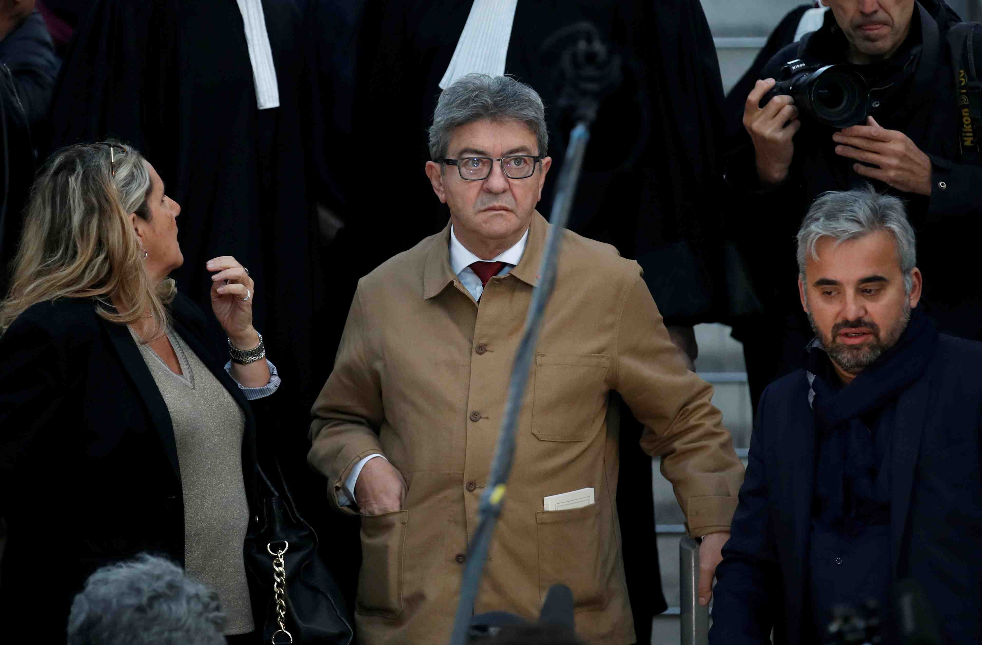 De la prison avec sursis requise contre melenchon