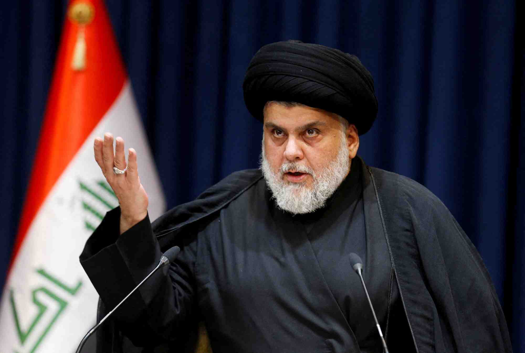 Irak: l'imam sadr appelle ses partisans a quitter le parlement a bagdad