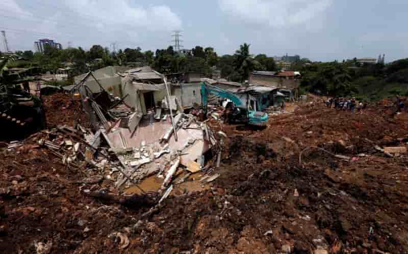 Effondrement d'une decharge a colombo: le bilan passe a 29 morts