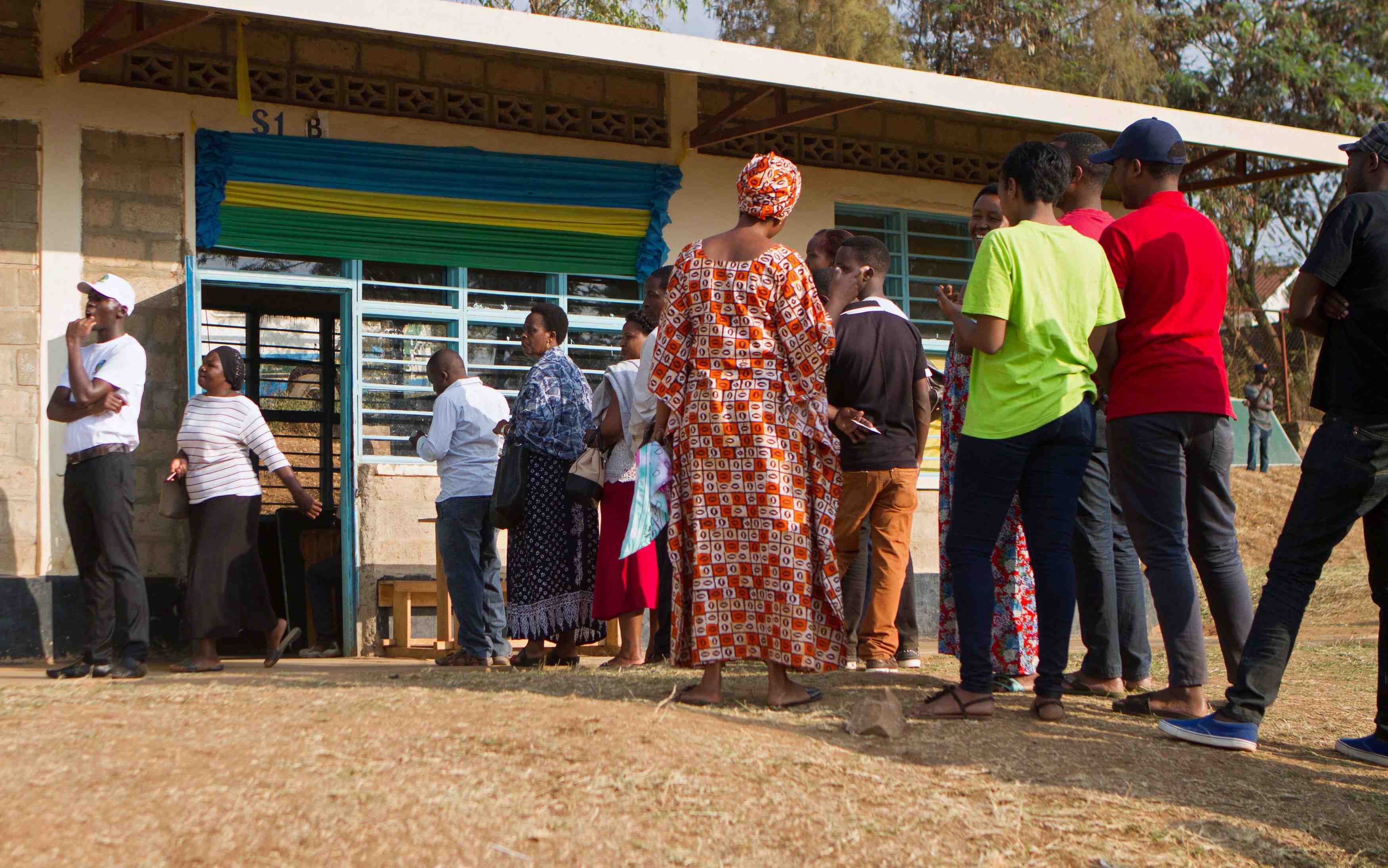 Ouverture des bureaux de vote au rwanda