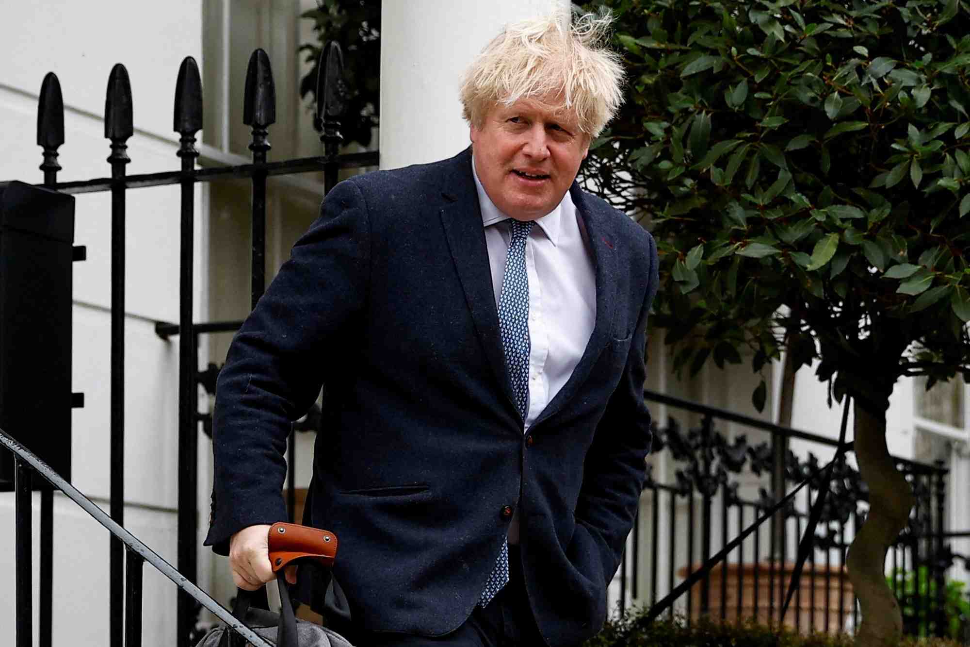 Photo d'archive de boris johnson a londres