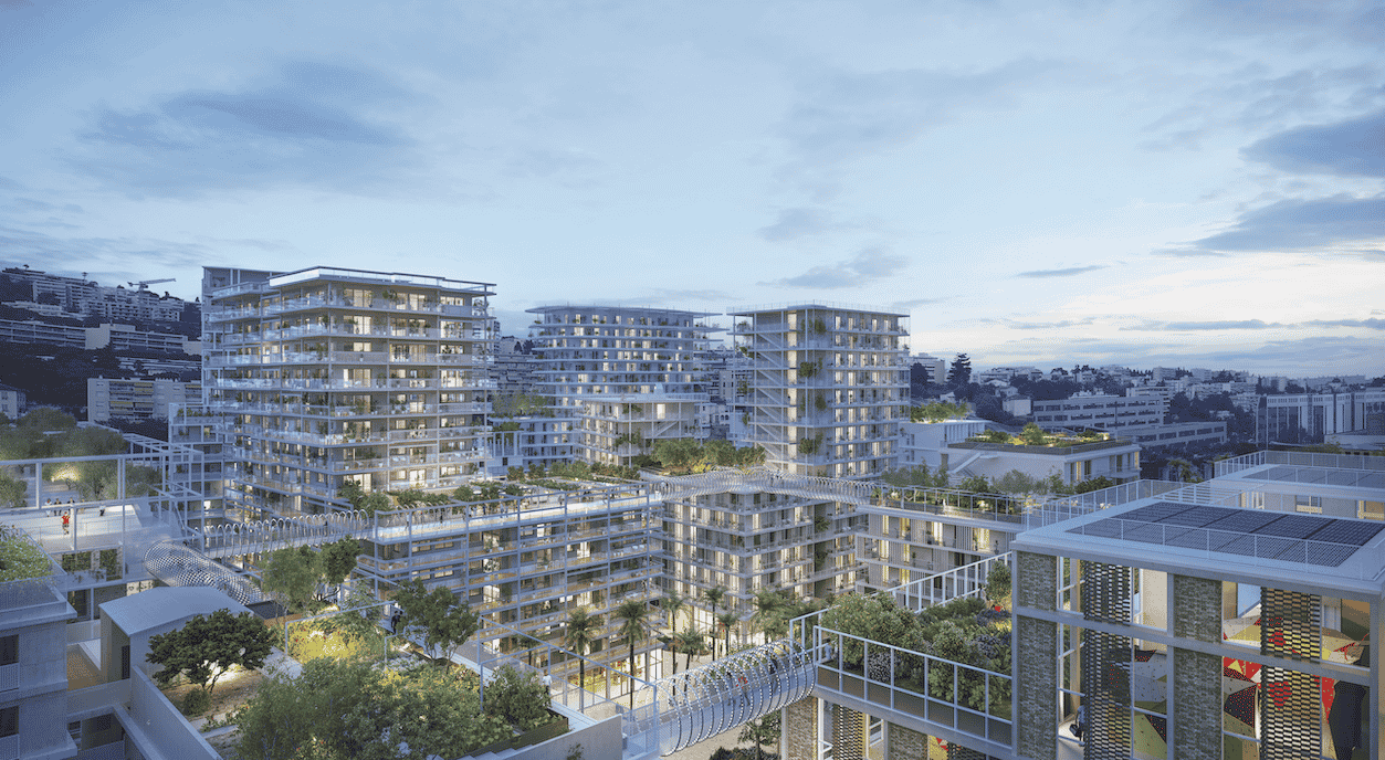 Joia, programme mixte, en construction à l'ouest de Nice
