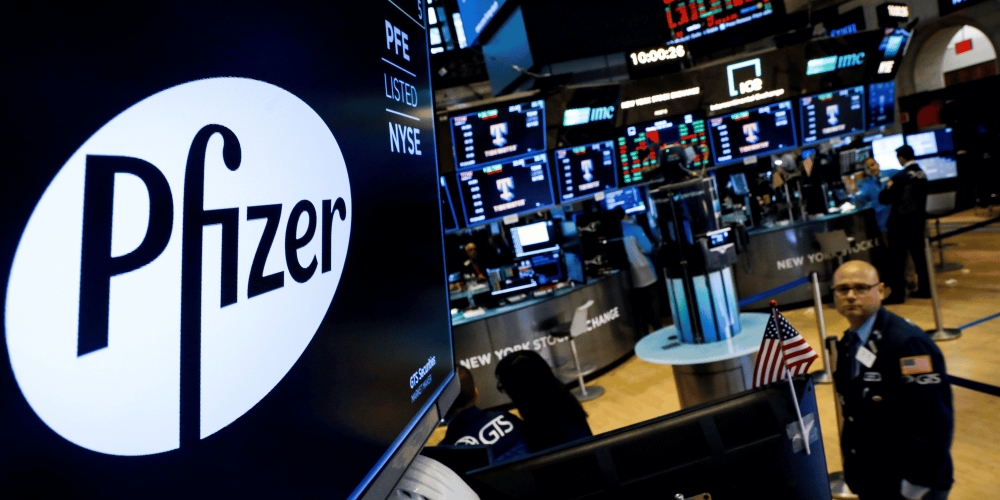 Pfizer Bourse