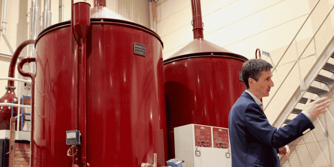 distillation martell cognac