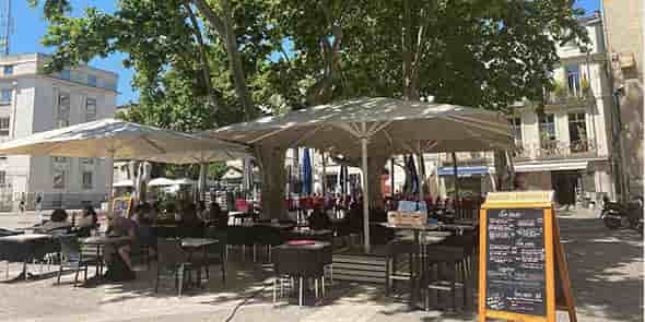 Terrasses de café à Montpellier