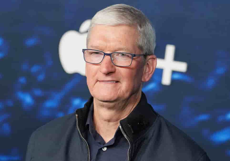 Le PDG d'Apple, Tim Cook.