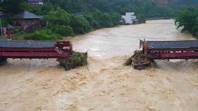 Nouvelle alerte cyclonique en chine, deux jours apres le passage du typhon meranti