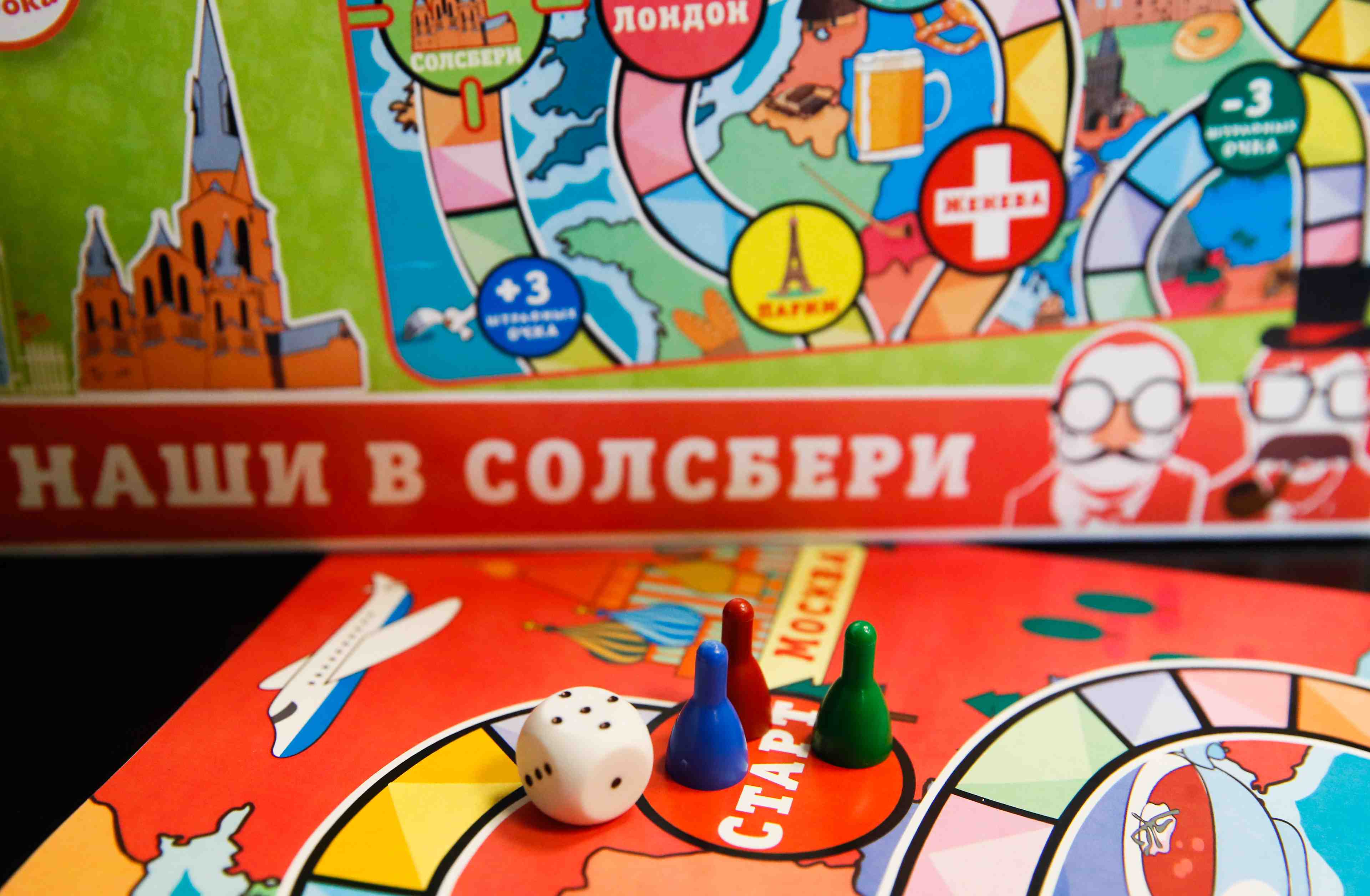 Un jeu de societe russe inspire de l'affaire skripal