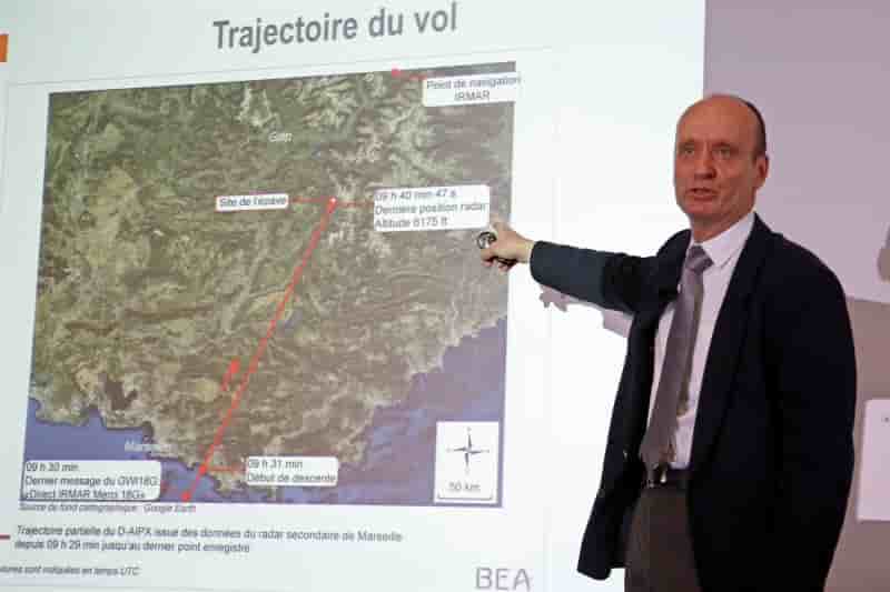 Le bea n'exclut aucune piste pour le crash de l’a320 de germanwings, hormis une explosion