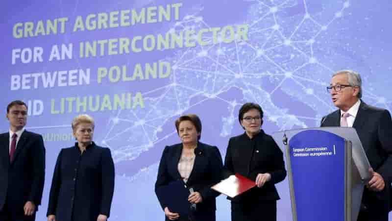 Accord sur un gazoduc entre la pologne et les pays baltes