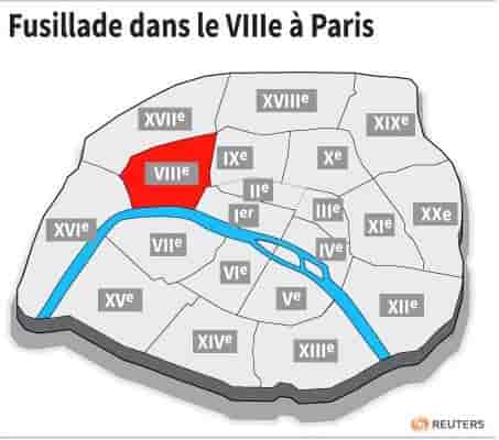 Fusillade dans le viiie a paris