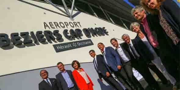 L'ensemble des partenaires de l'aéroport dévoilent sa nouvelle dénomination