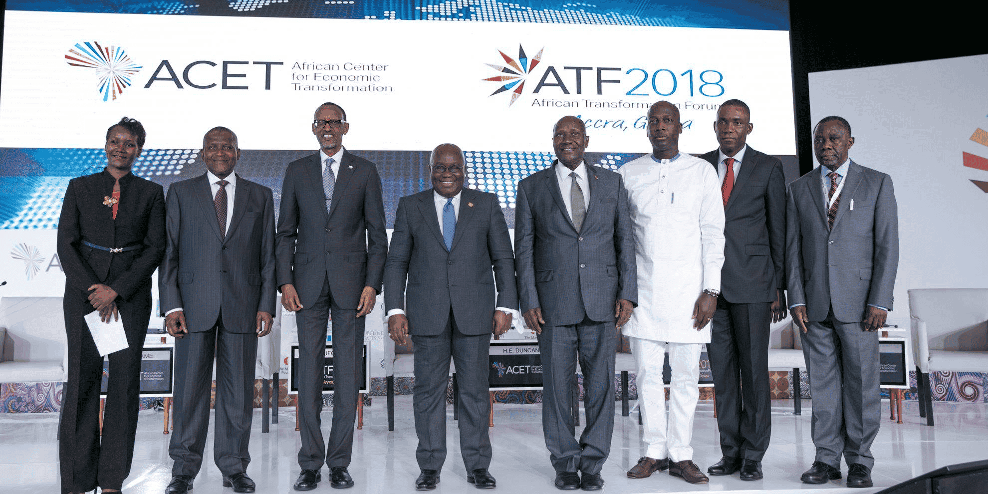African Transformation forum Kagamé, Akufo Addo, Dangoté, Kablan Duncan