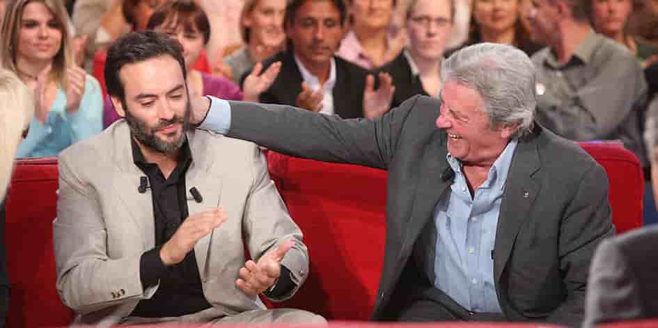 Anthony et son père, Alain Delon.