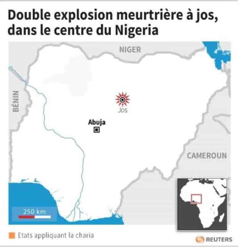 Deux explosions font 46 morts dans le centre du Nigeria