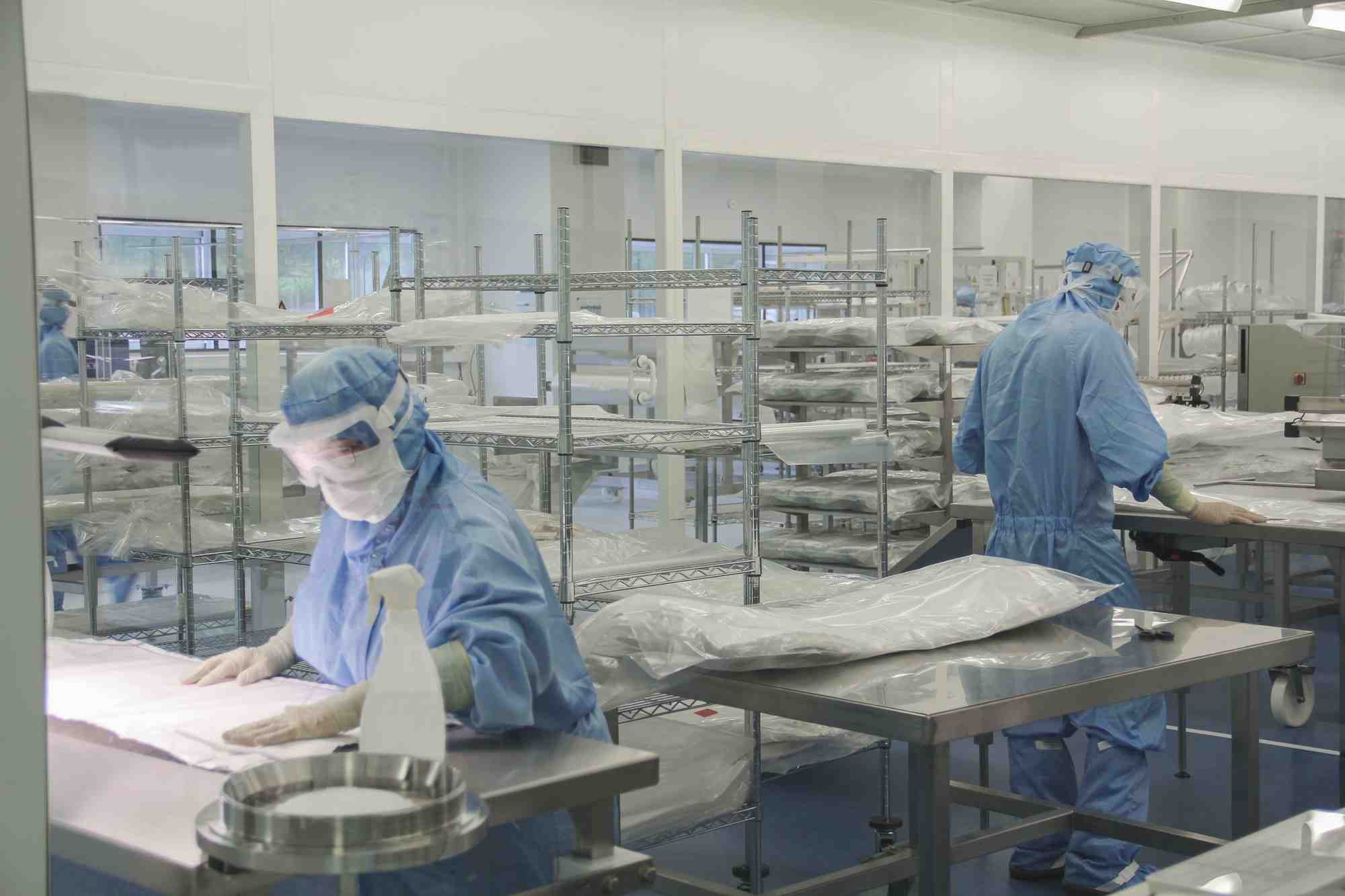 La surface des salles blanches sera agrandie de 40% en 2021
