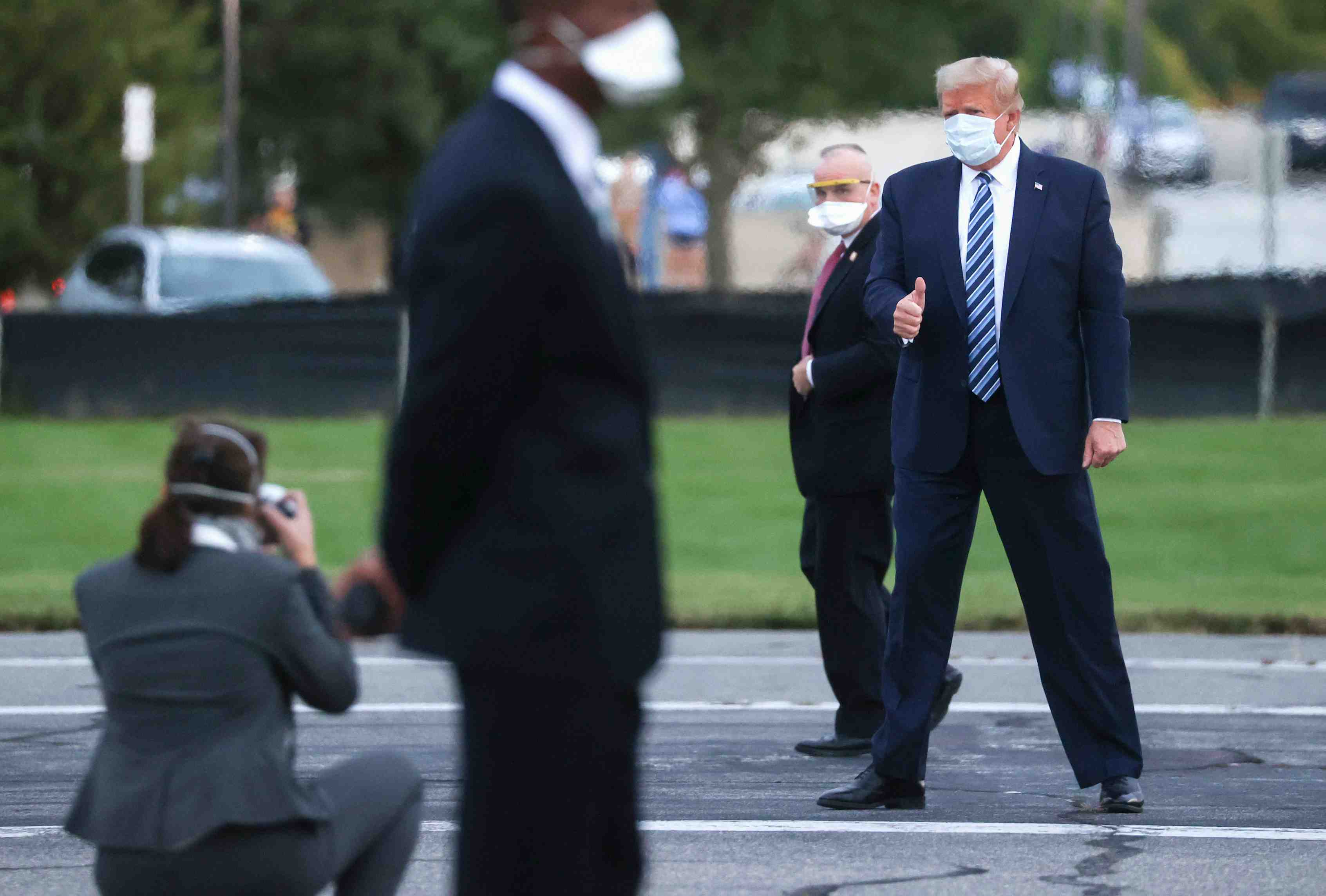 "n'ayez pas peur du covid", dit trump de retour a la maison blanche