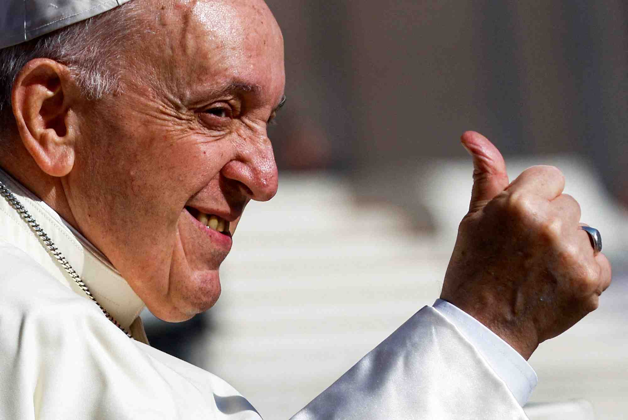 Le pape francois tient une audience generale au vatican