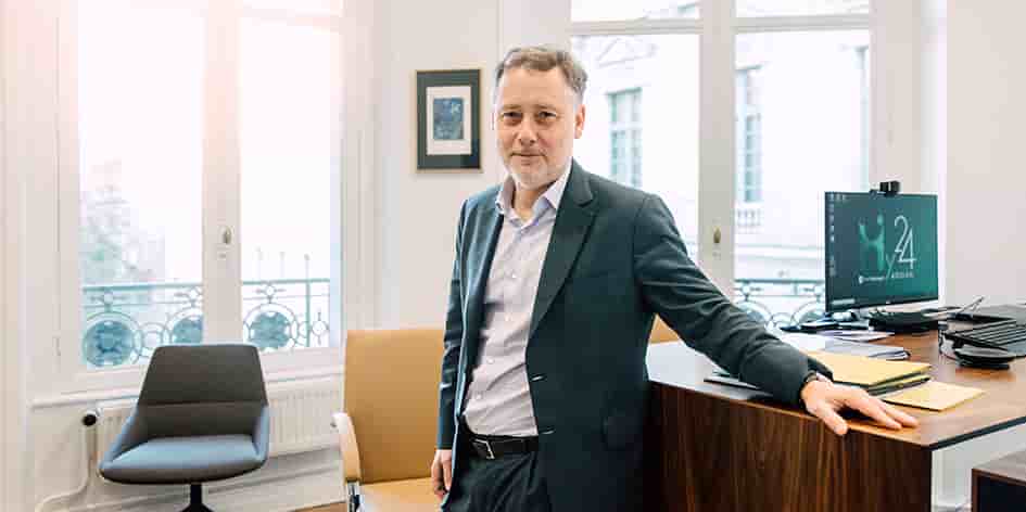 Pierre-Étienne Franc, directeur général du fonds d’investissement consacré à l’hydrogène décarboné.