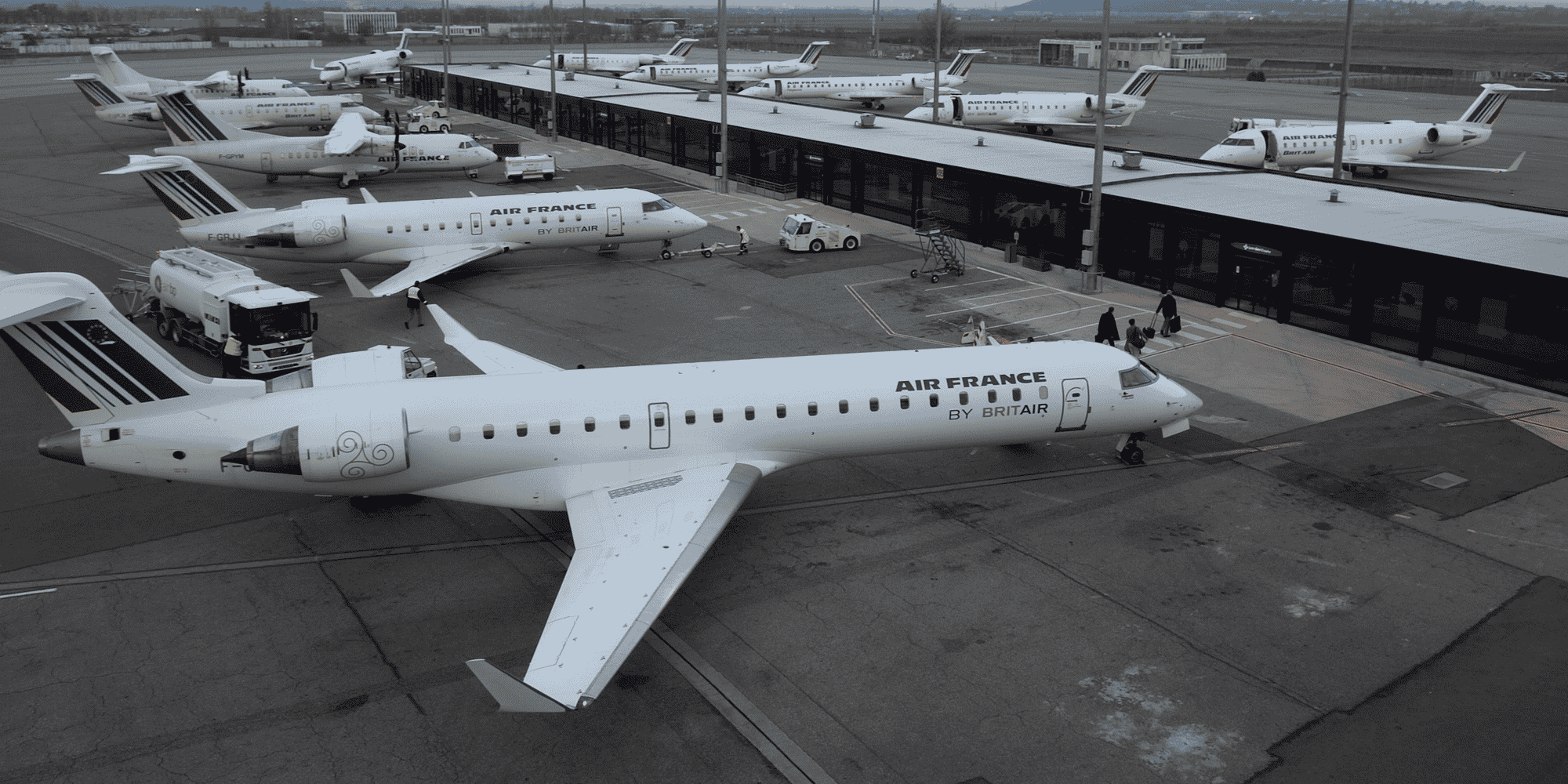 Air France-KLM suspendra en mars prochain ses vols entre Lyon et Strasbourg. D'autres compagnies aériennes, comme Twin Jet, ont déjà annoncé reprendre la ligne.
