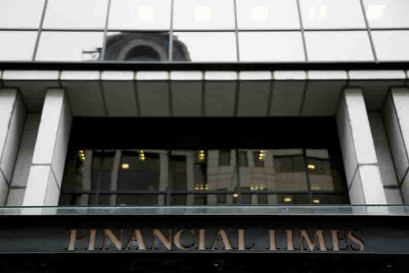 Les journalistes du financial times en greve