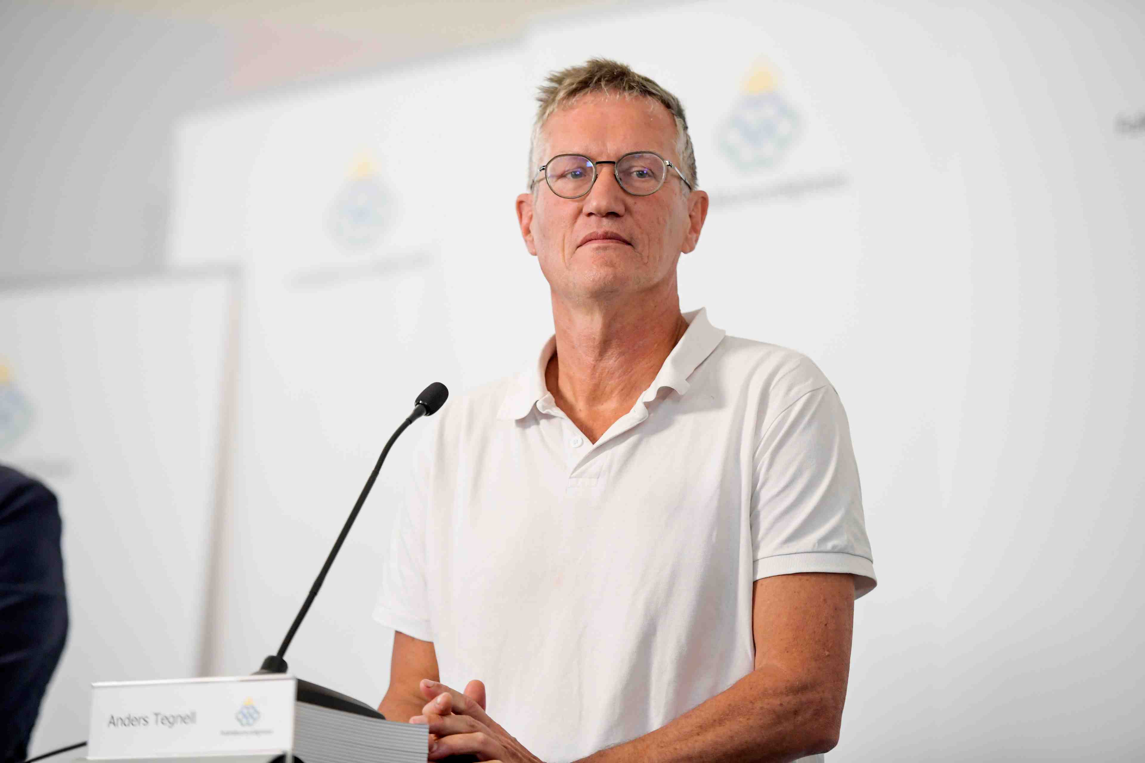 News conference on the coronavirus disease (covid-19) situation, in stockholm