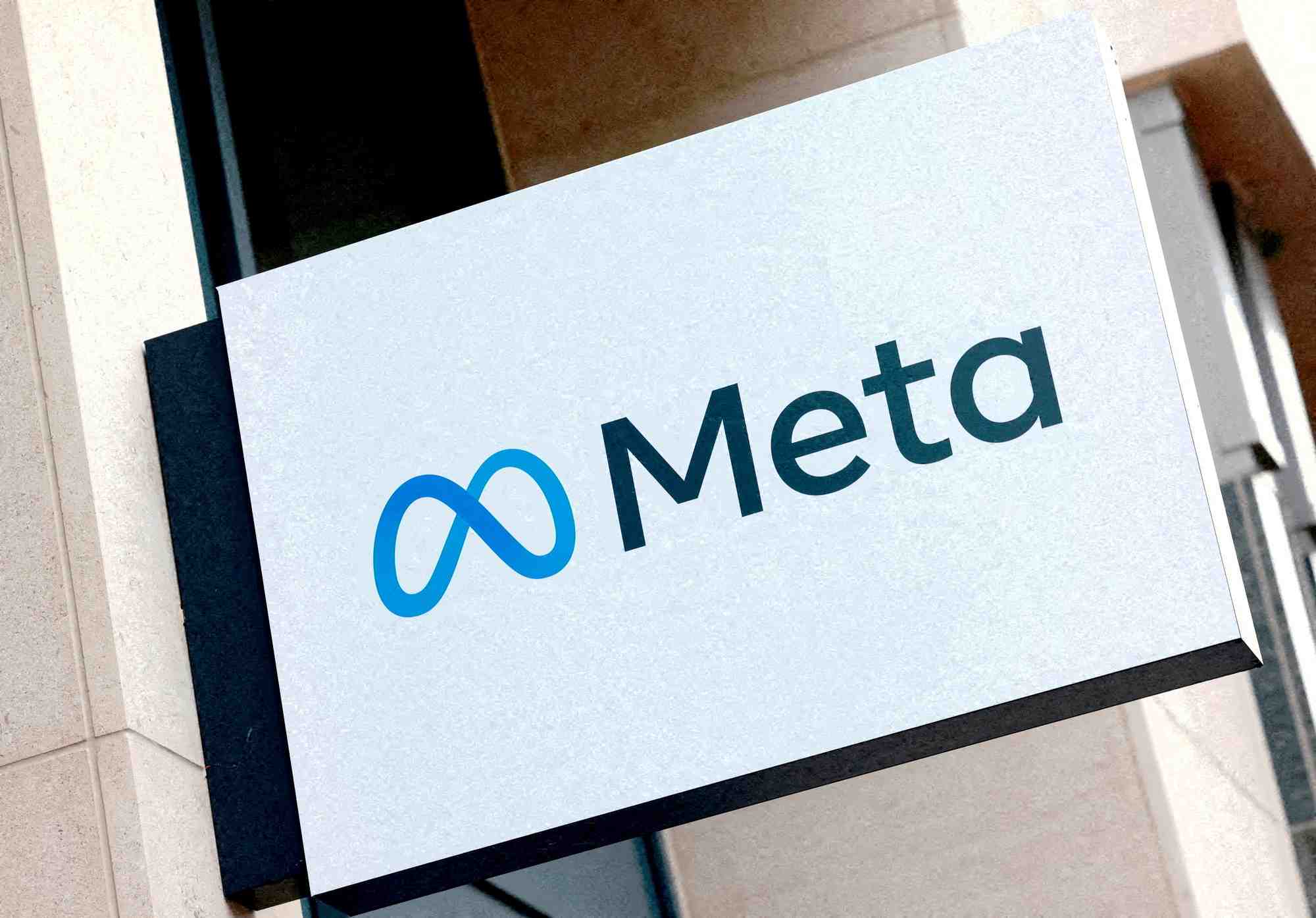 Photo d'archives: le logo du groupe meta platforms